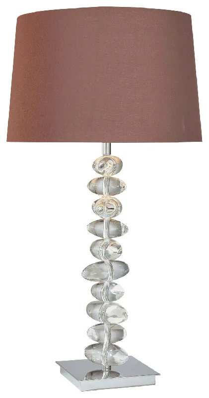 art deco table lamps with geometric shapes for a retro touchOne Light Table Lamp