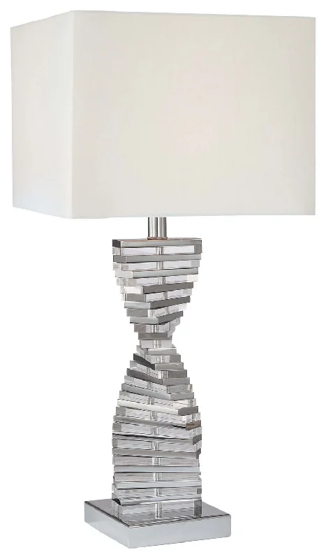 crystal table lamps with dazzling prisms for a glamorous effectOne Light Table Lamp