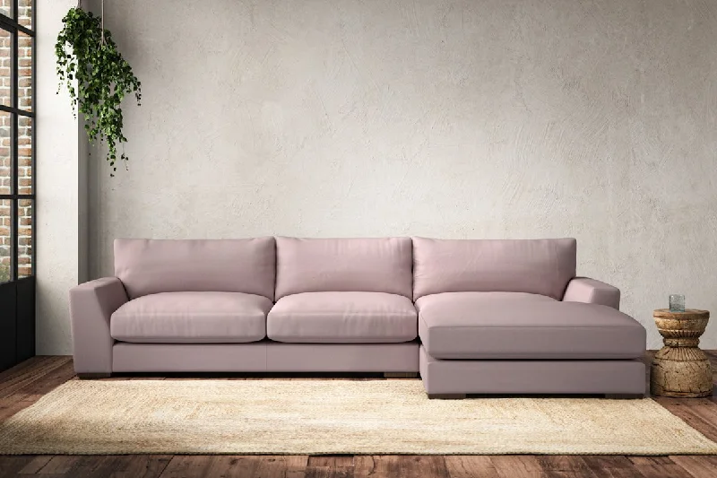 Mid - Century Modern Ceiling Lights with Simple, Sleek LinesGuddu Large Right Hand Chaise Sofa - Recycled Cotton Lavender Mid - Century Modern Ceiling Lights with Simple, Sleek LinesGuddu Large Right Hand Chaise Sofa - Recycled Cotton Lavender