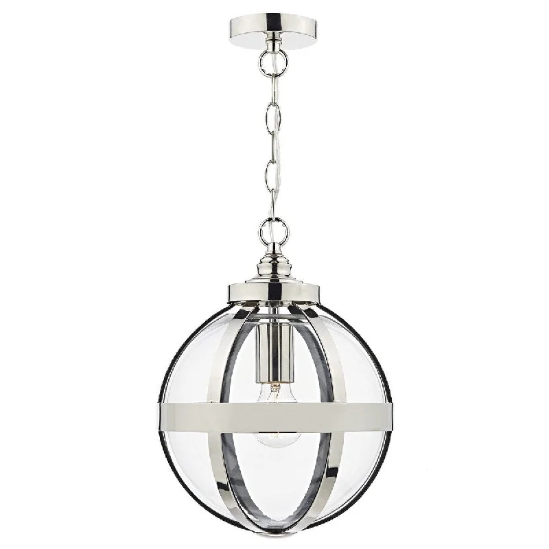 Rustic Ceiling Lights with Reclaimed Wood and Distressed FinishesSeymour Polished Nickel and Glass Single Pendant - ID 5391 Rustic Ceiling Lights with Reclaimed Wood and Distressed FinishesSeymour Polished Nickel and Glass Single Pendant - ID 5391