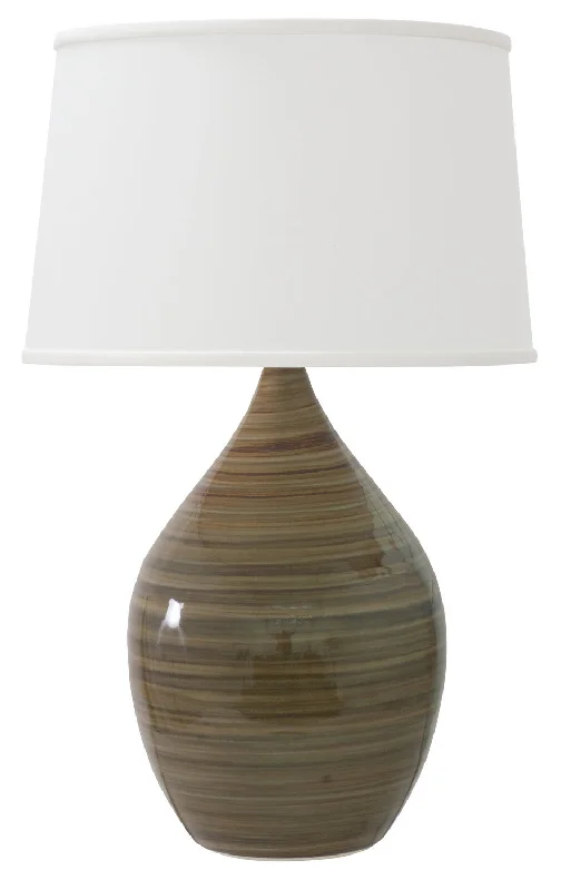 leather table lamps with a distressed texture for a rugged charmOne Light Table Lamp