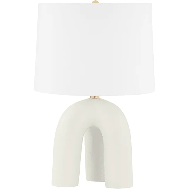 glass table lamps with a frosted surface for soft light diffusionMills Pond 1 Light Table Lamp