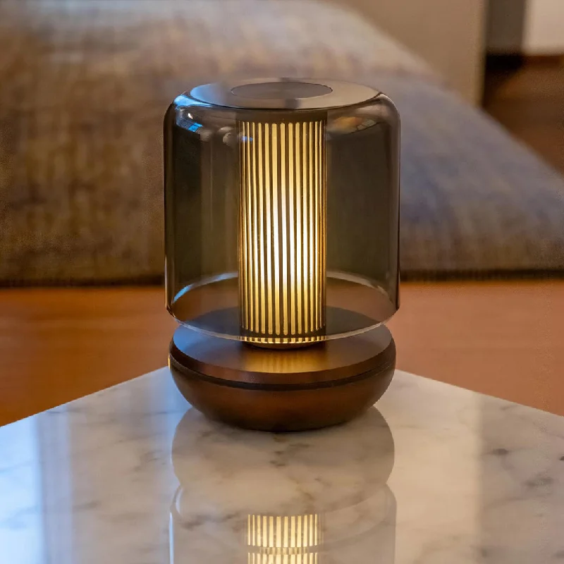 crystal table lamps with dazzling prisms for a glamorous effectHumble Firefly - Bronze crystal table lamps with dazzling prisms for a glamorous effectHumble Firefly - Bronze