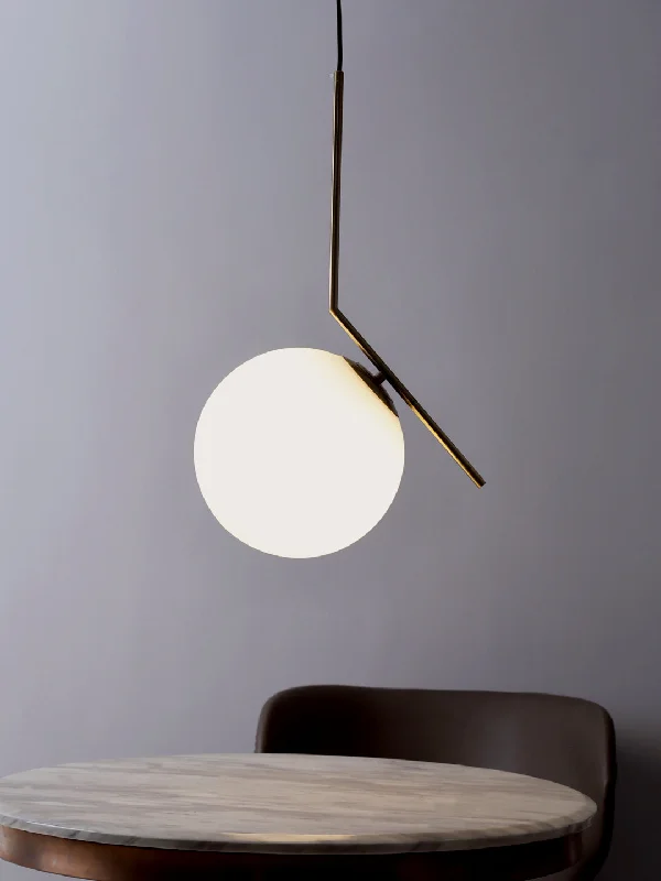 Tropical - Themed Ceiling Lights with Palm - Leaf Shapes and Rattan WrapsIC Globe 200 Pendant Light