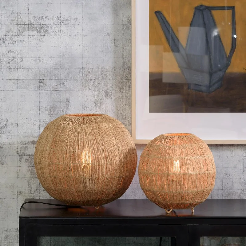 glass table lamps with a frosted surface for soft light diffusionIguazu Jute Table Lamp glass table lamps with a frosted surface for soft light diffusionIguazu Jute Table Lamp