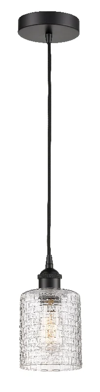 Glass Ceiling Lights with Frosted, Colored, or Etched GlassInnovations Lighting 616-1P-BK-G112C-5CL Edison Pendant Light Matte Black Glass Ceiling Lights with Frosted, Colored, or Etched GlassInnovations Lighting 616-1P-BK-G112C-5CL Edison Pendant Light Matte Black