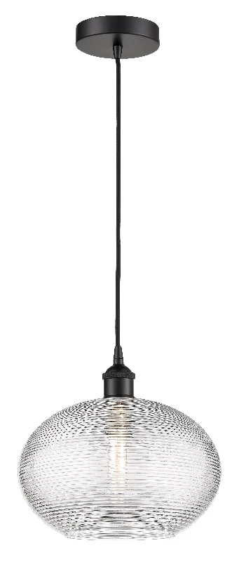 Retro Ceiling Lights Inspired by the 1950s and 1960s DesignInnovations Lighting 616-1P-BK-G555-12 Edison Pendant Light Matte Black Retro Ceiling Lights Inspired by the 1950s and 1960s DesignInnovations Lighting 616-1P-BK-G555-12 Edison Pendant Light Matte Black