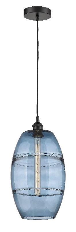 Bohemian Ceiling Lights with Beads, Tassels, and Colorful GlassInnovations Lighting 616-1P-BK-G557-10BL Edison Pendant Light Matte Black Bohemian Ceiling Lights with Beads, Tassels, and Colorful GlassInnovations Lighting 616-1P-BK-G557-10BL Edison Pendant Light Matte Black