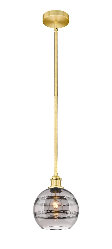 Retro Ceiling Lights Inspired by the 1950s and 1960s DesignInnovations Lighting 616-1S-SG-G556-8SM Edison Pendant Light Satin Gold Retro Ceiling Lights Inspired by the 1950s and 1960s DesignInnovations Lighting 616-1S-SG-G556-8SM Edison Pendant Light Satin Gold
