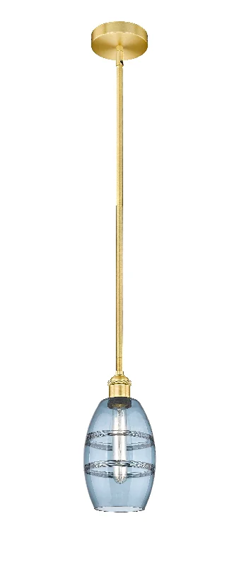 Indian - Themed Ceiling Lights with Intricate Filigree and Mirror WorkInnovations Lighting 616-1S-SG-G557-6BL Edison Pendant Light Satin Gold Indian - Themed Ceiling Lights with Intricate Filigree and Mirror WorkInnovations Lighting 616-1S-SG-G557-6BL Edison Pendant Light Satin Gold