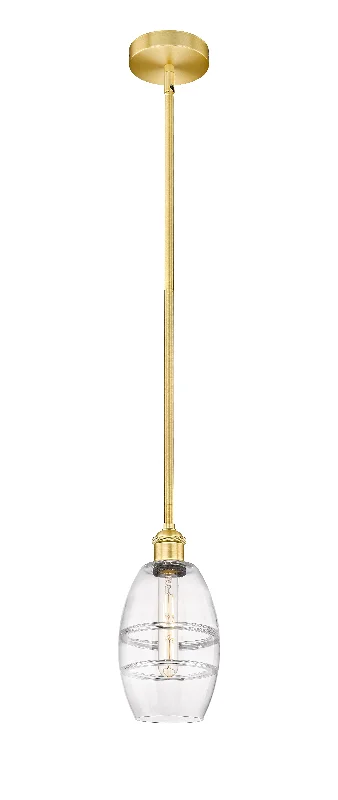 Chinese - Style Ceiling Lights with Red Lantern - Inspired DesignsInnovations Lighting 616-1S-SG-G557-6CL Edison Pendant Light Satin Gold Chinese - Style Ceiling Lights with Red Lantern - Inspired DesignsInnovations Lighting 616-1S-SG-G557-6CL Edison Pendant Light Satin Gold