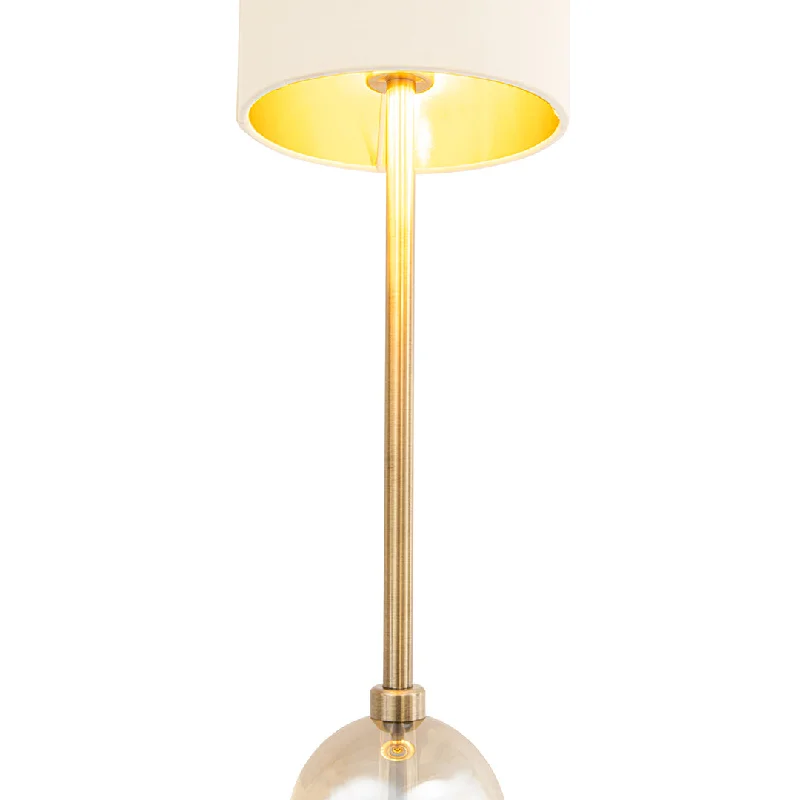 Cognac Glass and Antique Brass