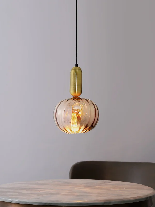 Art Nouveau Ceiling Lights with Organic, Flowing ShapesJose Copper Pendant Light
