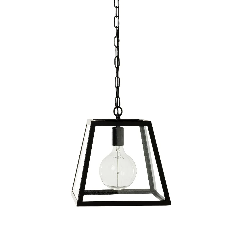 Mid - Century Modern Ceiling Lights with Simple, Sleek LinesKarter 1 Light Cube Pandant Black 30x20x31cm Mid - Century Modern Ceiling Lights with Simple, Sleek LinesKarter 1 Light Cube Pandant Black 30x20x31cm