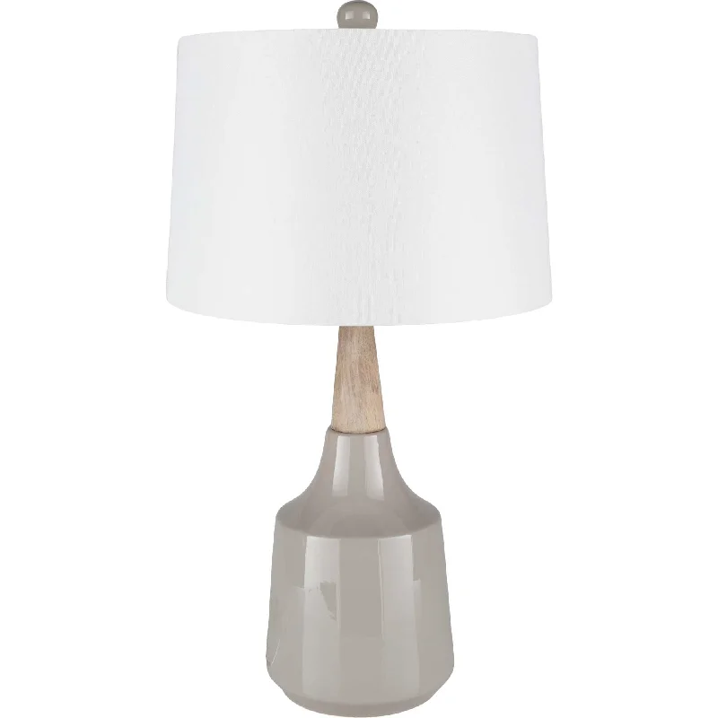 ceramic table lamps with hand painted designs for an artistic touchKeaton Table Lamp White/Medium Gray ceramic table lamps with hand painted designs for an artistic touchKeaton Table Lamp White/Medium Gray