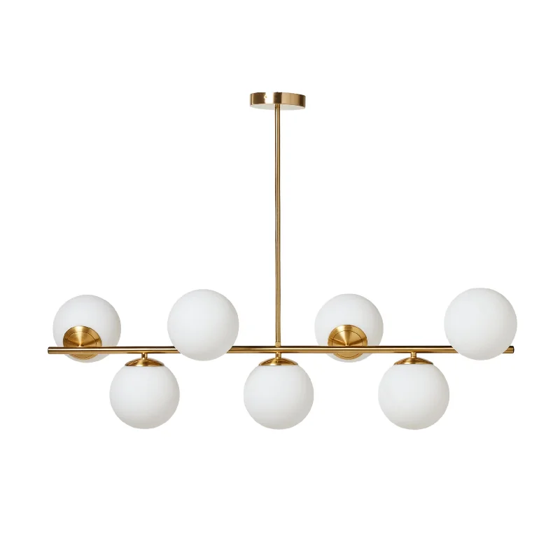 Industrial Style Ceiling Lights with Exposed Bulbs and Metal CagesKempsey Satin Brass 7 Ball Pendant 72x100cm Industrial Style Ceiling Lights with Exposed Bulbs and Metal CagesKempsey Satin Brass 7 Ball Pendant 72x100cm