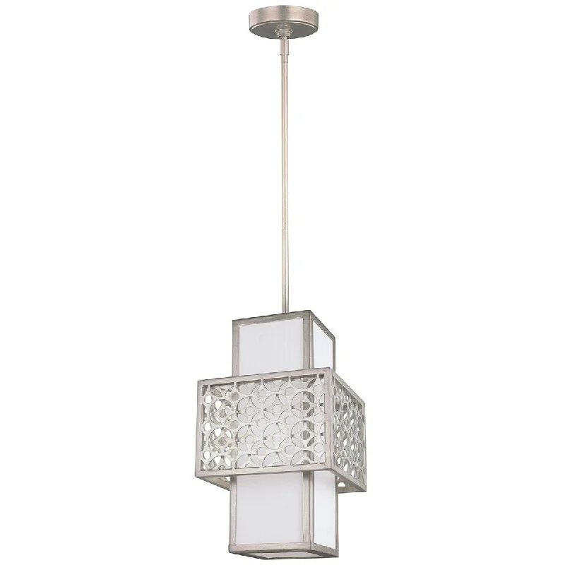 Indian - Themed Ceiling Lights with Intricate Filigree and Mirror WorkRanmore Silver Mini Pendant Light - ID 7460 Indian - Themed Ceiling Lights with Intricate Filigree and Mirror WorkRanmore Silver Mini Pendant Light - ID 7460