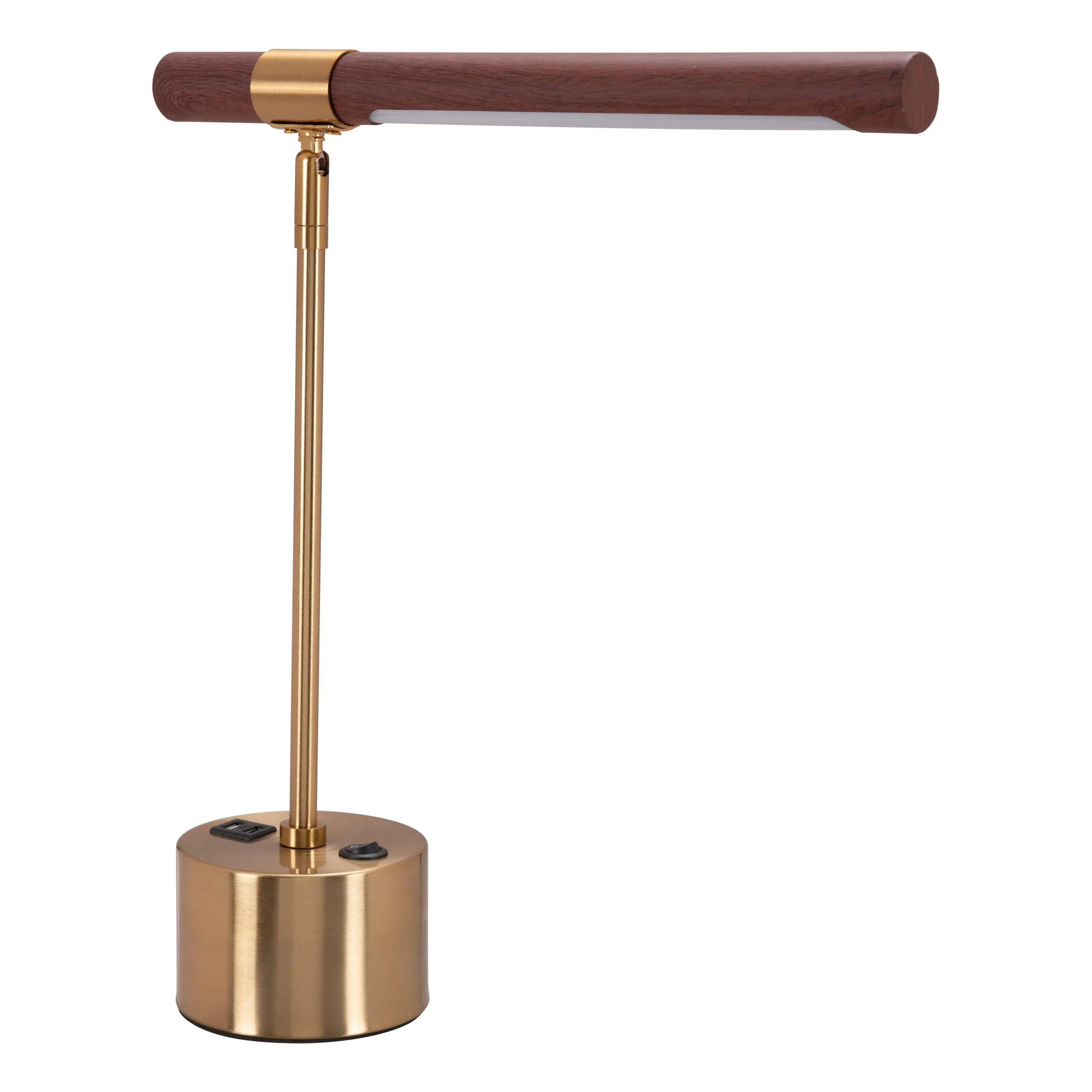 coastal style table lamps with nautical elements for beach housesKippy Table Lamp Brown & Brass