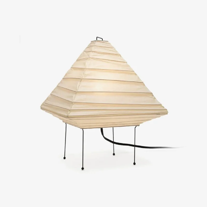 ceramic table lamps with hand painted designs for an artistic touchKiyoshi Akari Paper Table Lamp
