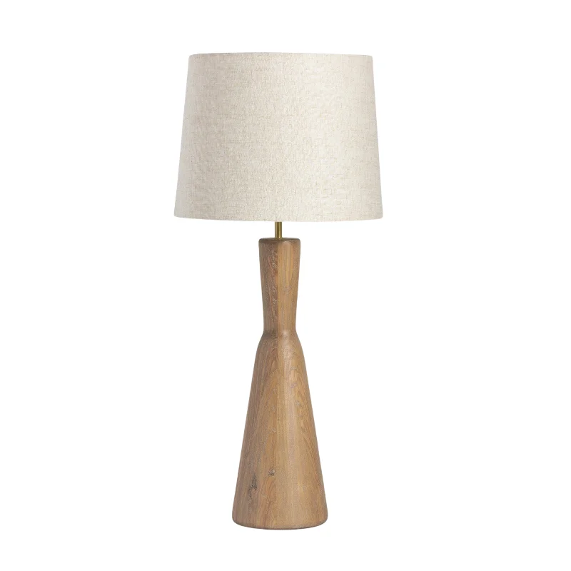 leather table lamps with a distressed texture for a rugged charmLailah Table Lamp