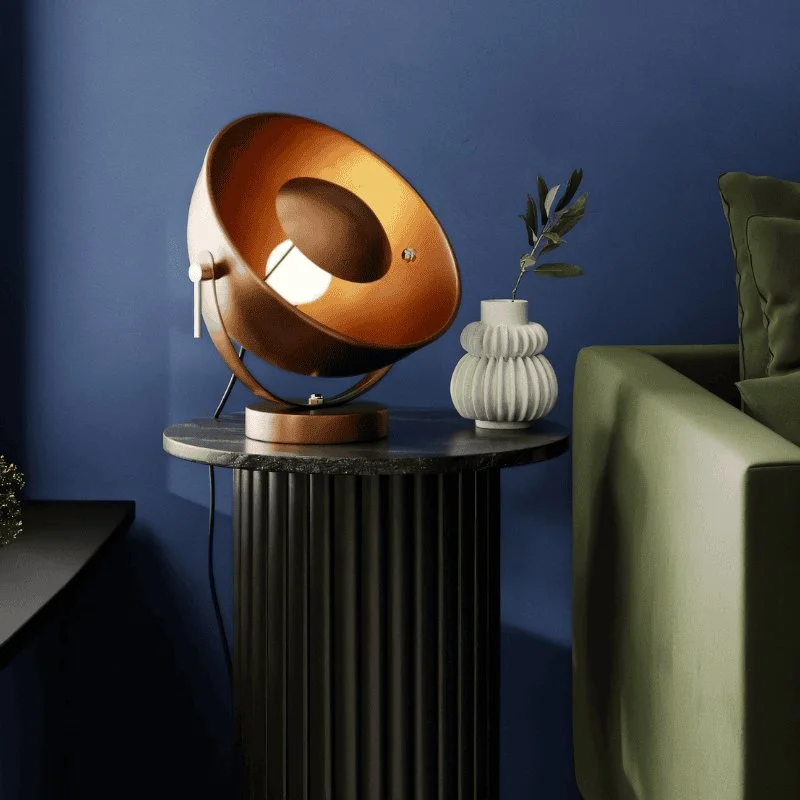 wooden table lamps with natural grain for a warm and organic feelLampas Table Lamp