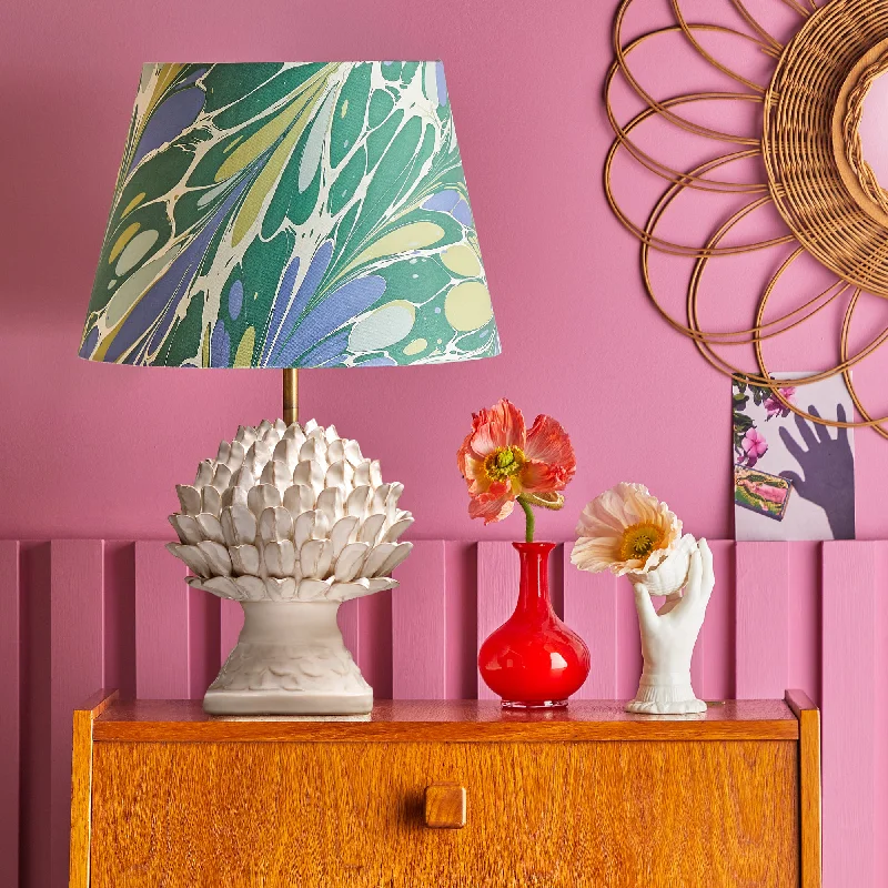 ceramic table lamps with hand painted designs for an artistic touchLarger Anetta table lamp in stone