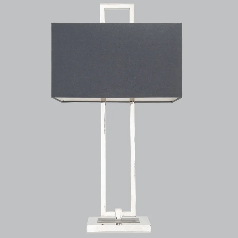 art deco table lamps with geometric shapes for a retro touchLivingsley Ember Table Lamp - Nickel art deco table lamps with geometric shapes for a retro touchLivingsley Ember Table Lamp - Nickel