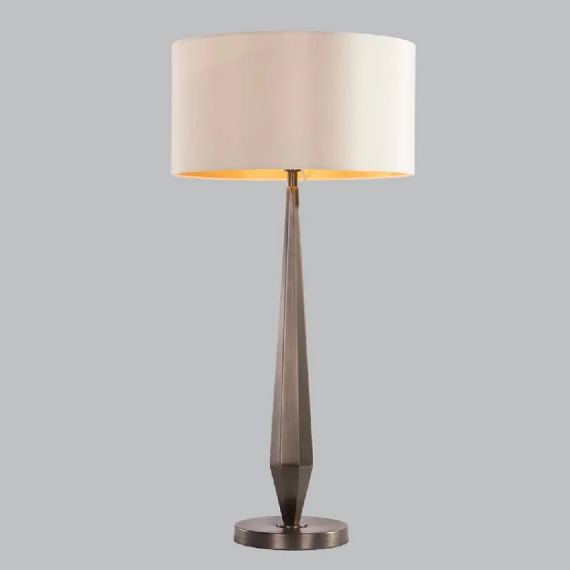 art deco table lamps with geometric shapes for a retro touchLivingsley Uso Table Lamp – Dark Brass