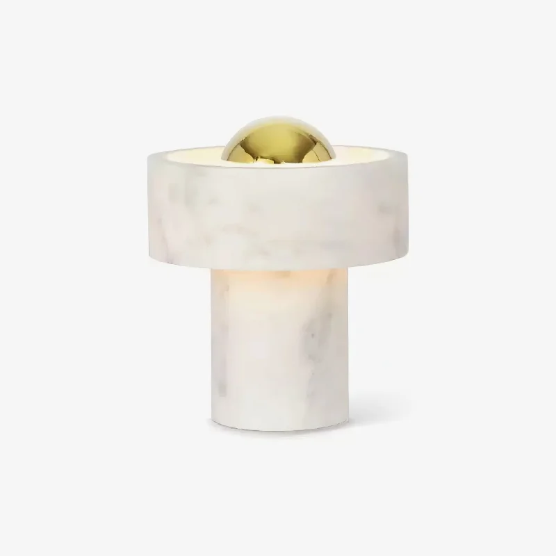 asian inspired table lamps with bamboo accents for a zen atmosphereMarble Aura Table Lamp