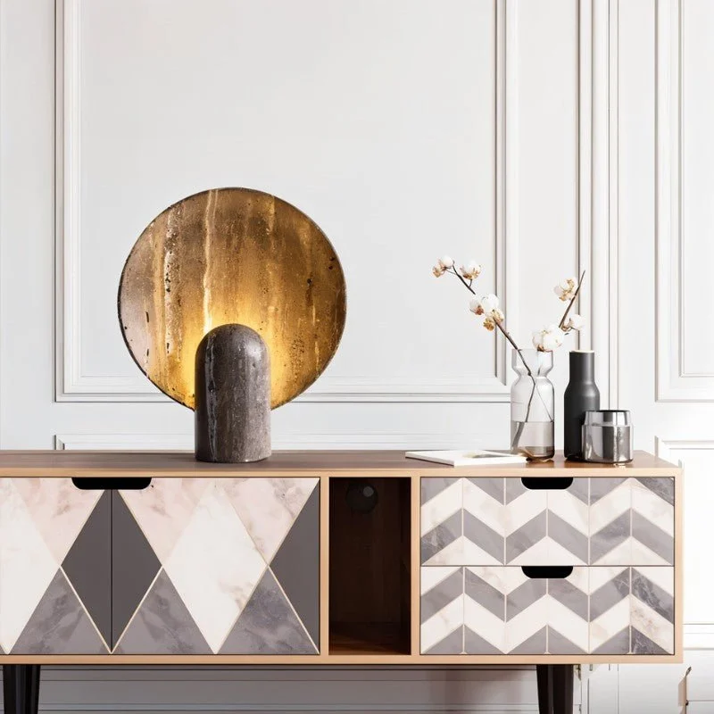 gothic style table lamps with dark finishes for a mysterious lookMarmer Table Lamp