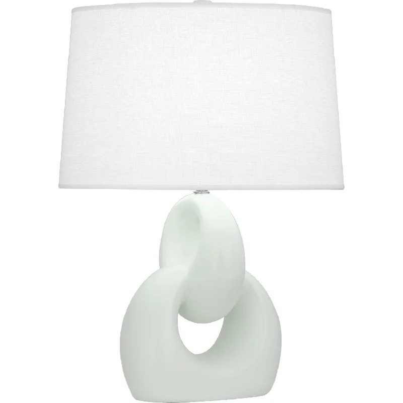 mid century modern table lamps with iconic designs for a stylish studyMatte Celadon Fusion Table Lamp