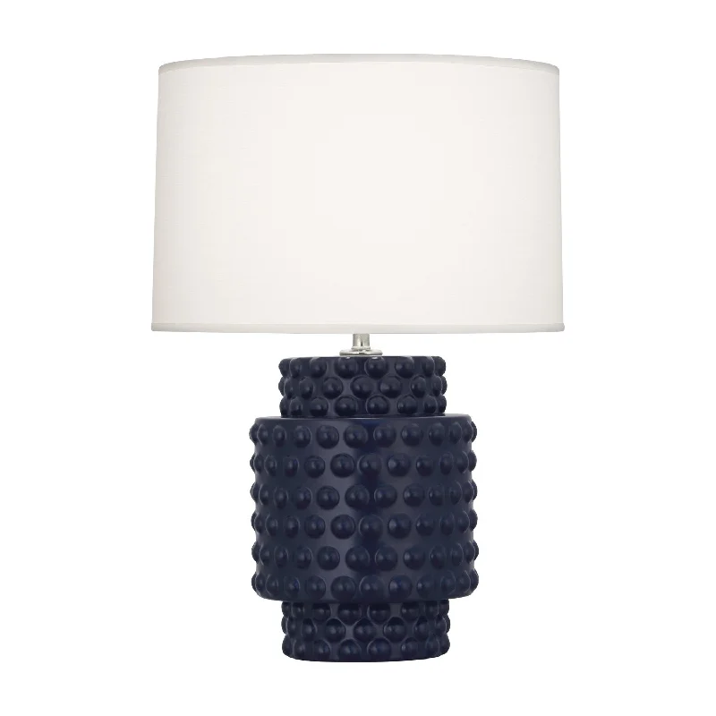 mid century modern table lamps with iconic designs for a stylish studyMatte Midnight Blue Dolly Accent Lamp