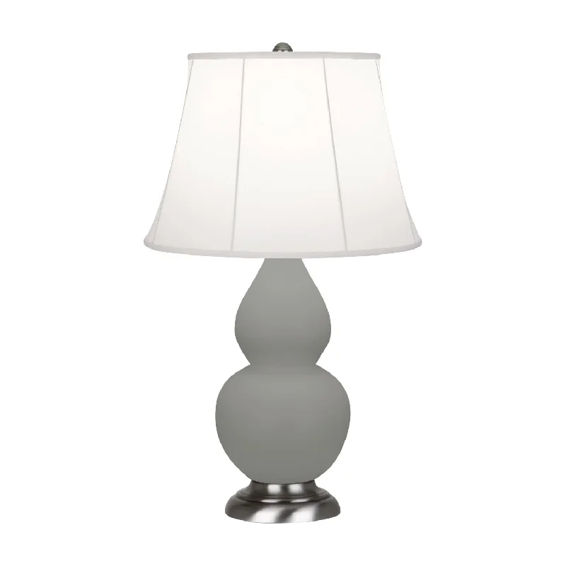 crystal table lamps with dazzling prisms for a glamorous effectMatte Smoky Taupe Glazed Ceramic Double Gourd Accent Lamp