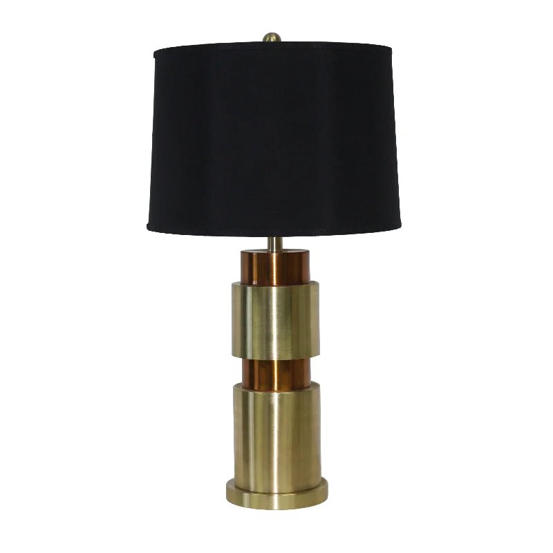 fabric table lamps with a linen shade for a relaxed and breathable lookMETAL 32" DOUBLE CYLINDER TABLE LAMP, GOLD fabric table lamps with a linen shade for a relaxed and breathable lookMETAL 32" DOUBLE CYLINDER TABLE LAMP, GOLD
