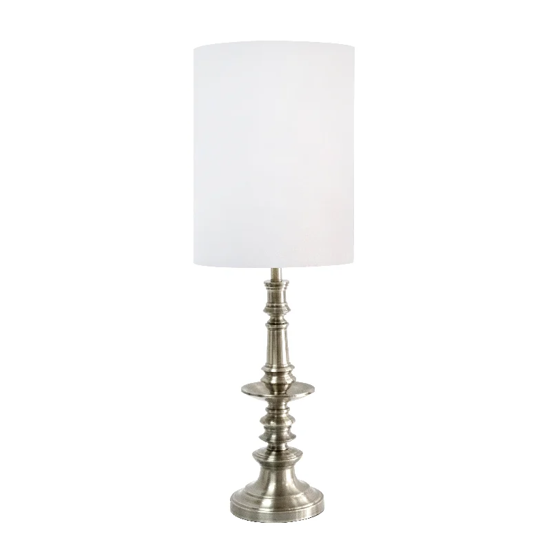 art deco table lamps with geometric shapes for a retro touchMETAL 40" TURNED BASE TABLE LAMP, NICKEL art deco table lamps with geometric shapes for a retro touchMETAL 40" TURNED BASE TABLE LAMP, NICKEL