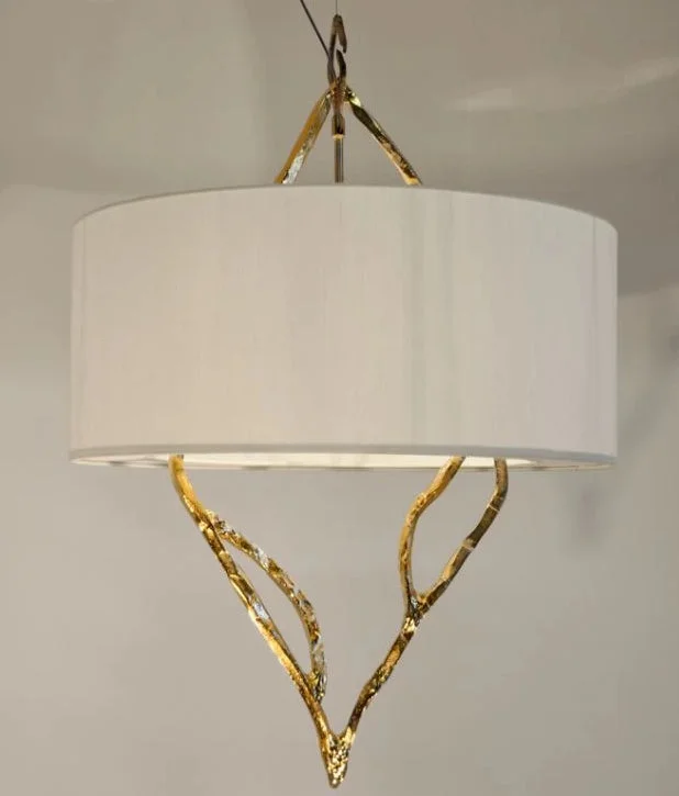 Rustic Ceiling Lights with Reclaimed Wood and Distressed FinishesModern Ceiling Pendant With Gold Forged Sculpture And Lamp Shade Rustic Ceiling Lights with Reclaimed Wood and Distressed FinishesModern Ceiling Pendant With Gold Forged Sculpture And Lamp Shade