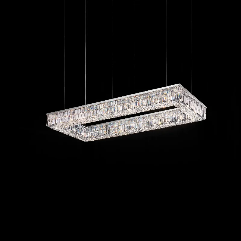 Gothic Ceiling Lights with Dark Metalwork and Pointed ArchesModern Crystal Rectangular Ceiling Pendant Gothic Ceiling Lights with Dark Metalwork and Pointed ArchesModern Crystal Rectangular Ceiling Pendant