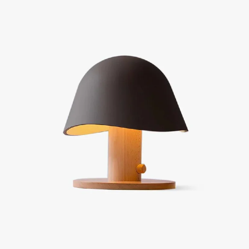 wooden table lamps with natural grain for a warm and organic feelMushroom Inspired Table Lamp wooden table lamps with natural grain for a warm and organic feelMushroom Inspired Table Lamp