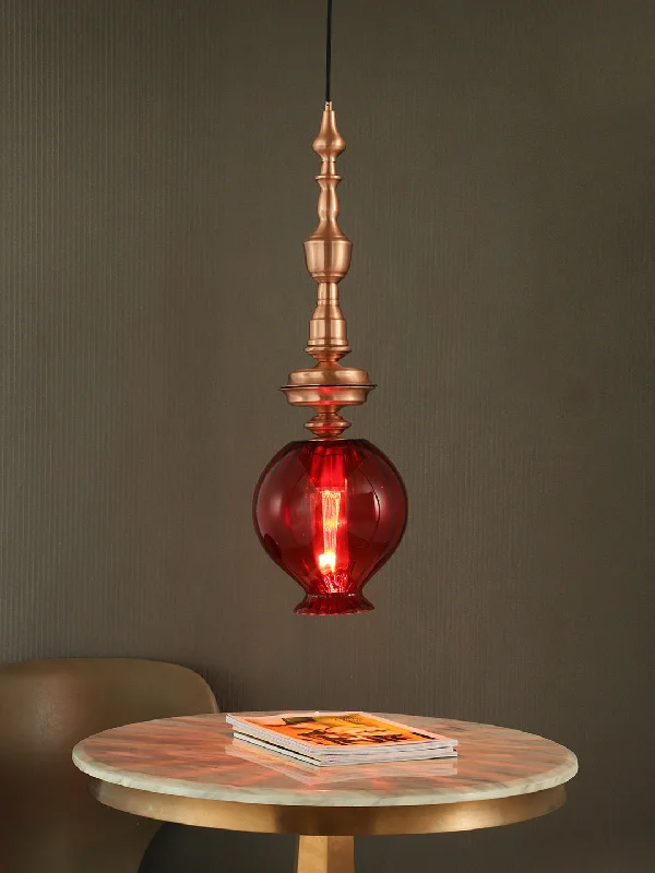 Industrial Style Ceiling Lights with Exposed Bulbs and Metal CagesNicole Red Pendant Light Industrial Style Ceiling Lights with Exposed Bulbs and Metal CagesNicole Red Pendant Light
