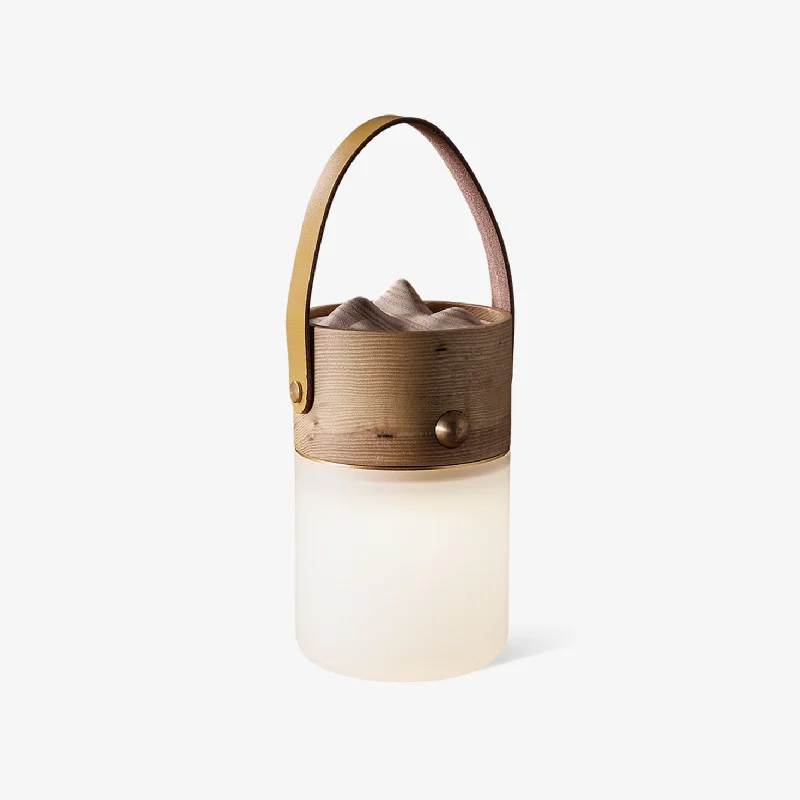 glass table lamps with a frosted surface for soft light diffusionNomad Lantern Table Lamp