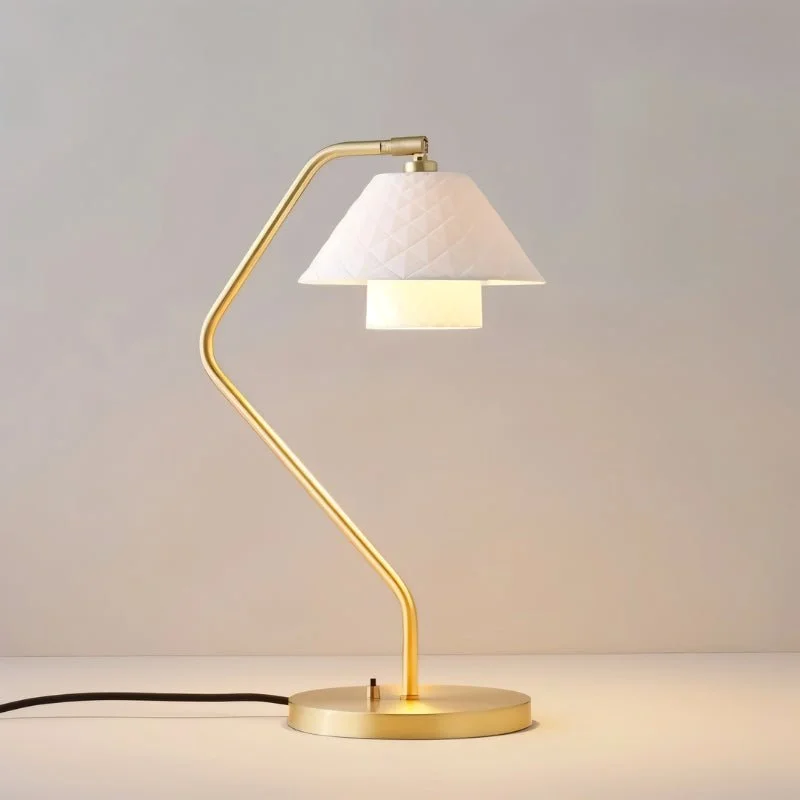 marble table lamps with a luxurious veined pattern for high end decorOcris Table Lamp