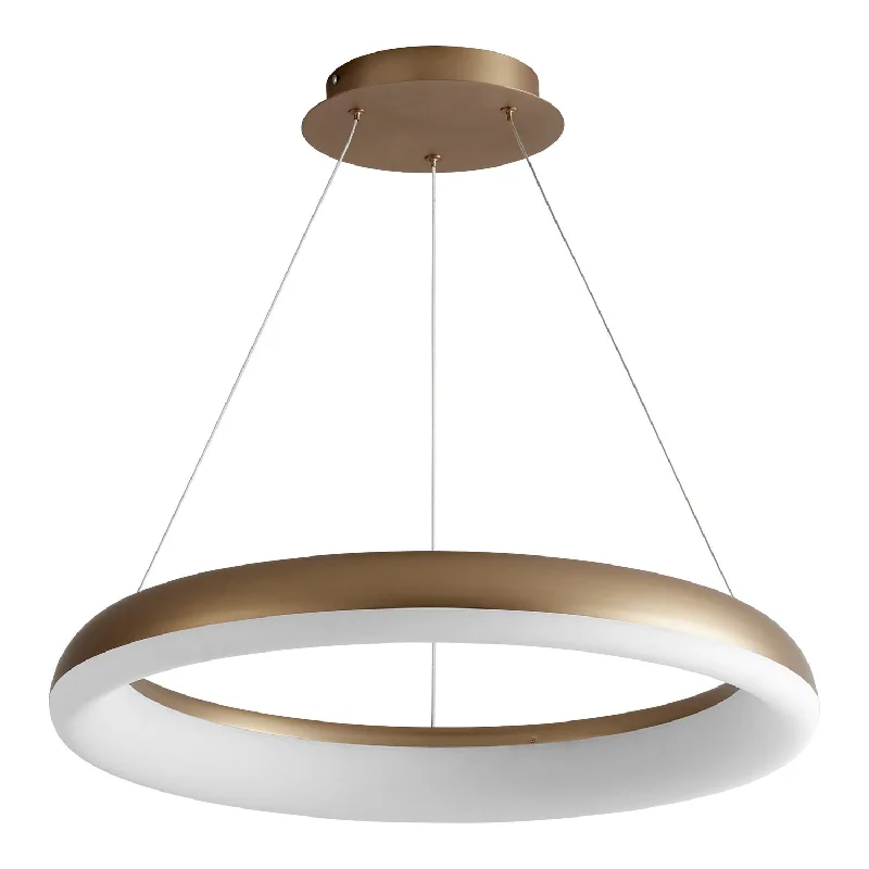 Glass Ceiling Lights with Frosted, Colored, or Etched GlassLED Pendant