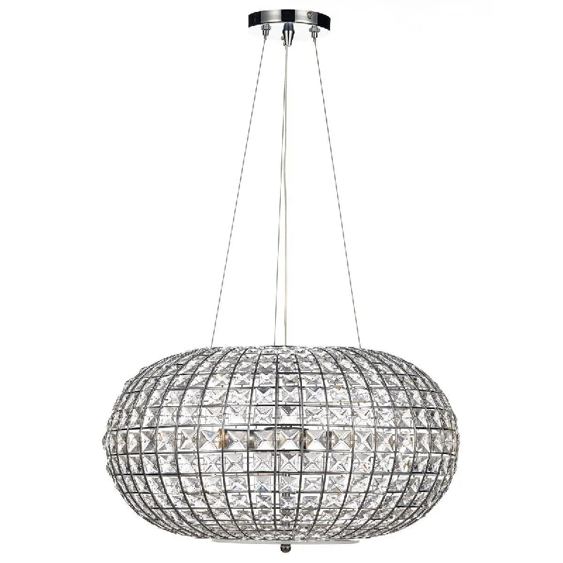 African - Inspired Ceiling Lights with Tribal Patterns and Natural MaterialsRavenscourt Polished Chrome and Crystal 3 Light Pendant - ID 4326 limited stock African - Inspired Ceiling Lights with Tribal Patterns and Natural MaterialsRavenscourt Polished Chrome and Crystal 3 Light Pendant - ID 4326 limited stock