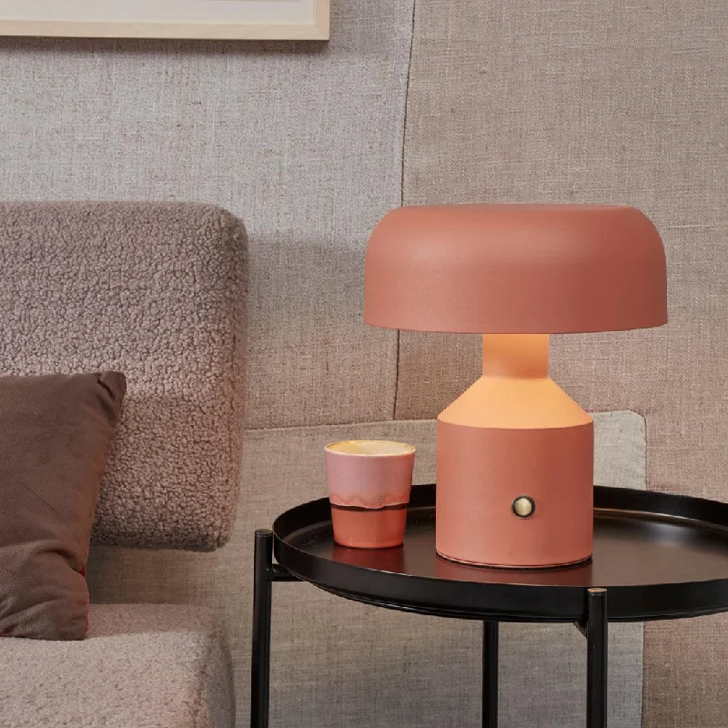 wooden table lamps with natural grain for a warm and organic feelPorto Table Lamp - Terracotta