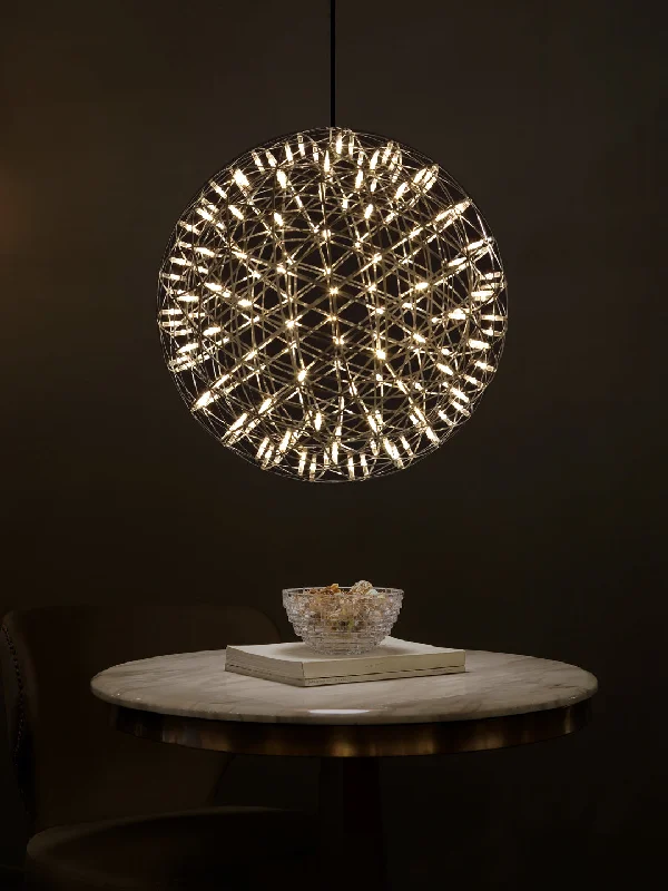 Tropical - Themed Ceiling Lights with Palm - Leaf Shapes and Rattan WrapsRaimond Gold Medium Pendant Light Tropical - Themed Ceiling Lights with Palm - Leaf Shapes and Rattan WrapsRaimond Gold Medium Pendant Light