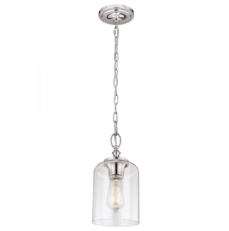 Retro Ceiling Lights Inspired by the 1950s and 1960s DesignRand Small Pendant with Clear Rounded Glass - ID 10334 Retro Ceiling Lights Inspired by the 1950s and 1960s DesignRand Small Pendant with Clear Rounded Glass - ID 10334