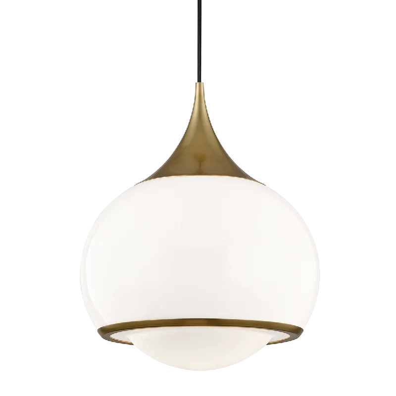 Art Deco Ceiling Lights with Geometric Patterns and Metallic FinishesReese Pendant