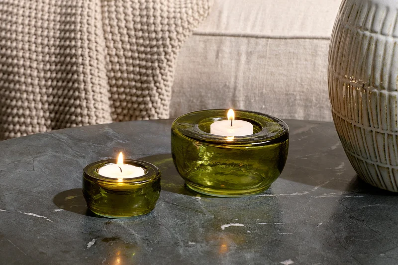 Glass Ceiling Lights with Frosted, Colored, or Etched GlassSakha Recycled Glass Tealight Holder - Green (Set of 2) Glass Ceiling Lights with Frosted, Colored, or Etched GlassSakha Recycled Glass Tealight Holder - Green (Set of 2)