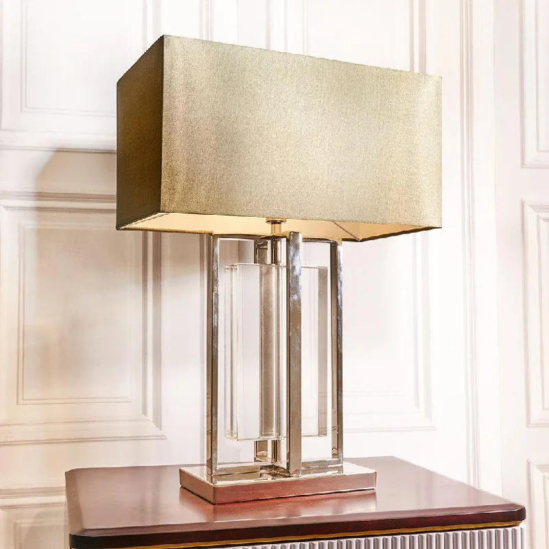 bohemian table lamps with colorful patterns for eclectic bedroomsSarre Table Lamp - RV Astley