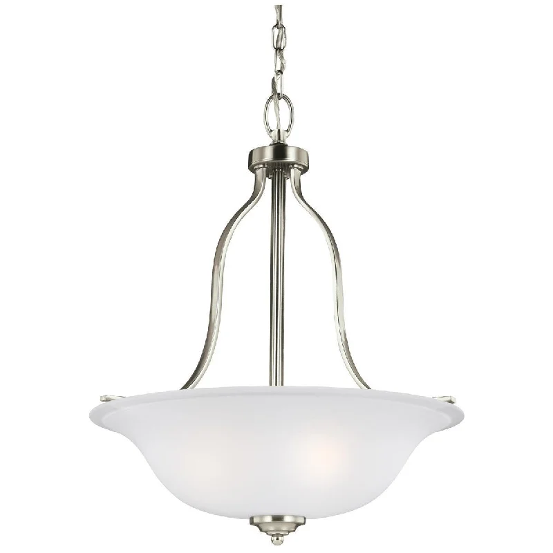 Chinese - Style Ceiling Lights with Red Lantern - Inspired DesignsSea Gull Lighting Emmons Three Light Pendant Chinese - Style Ceiling Lights with Red Lantern - Inspired DesignsSea Gull Lighting Emmons Three Light Pendant